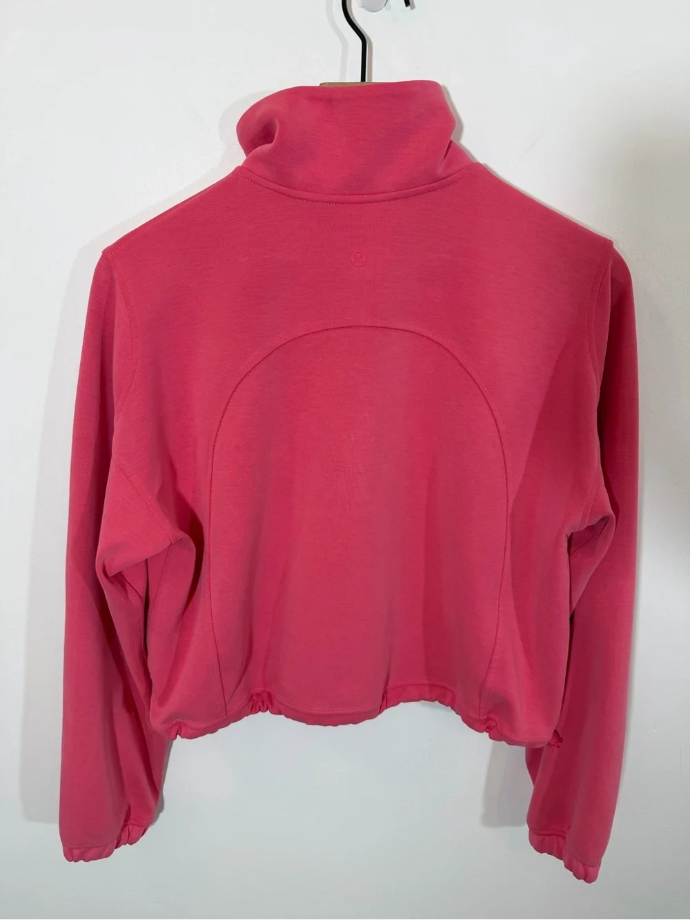 Lululemon Brushed Softstreme Half Zip in Glaze Pink | Size 6
